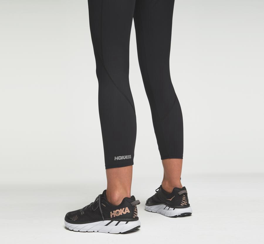 Pantalon Hoka One One Performance Crop Tight Femme - Noir - JXT-372054